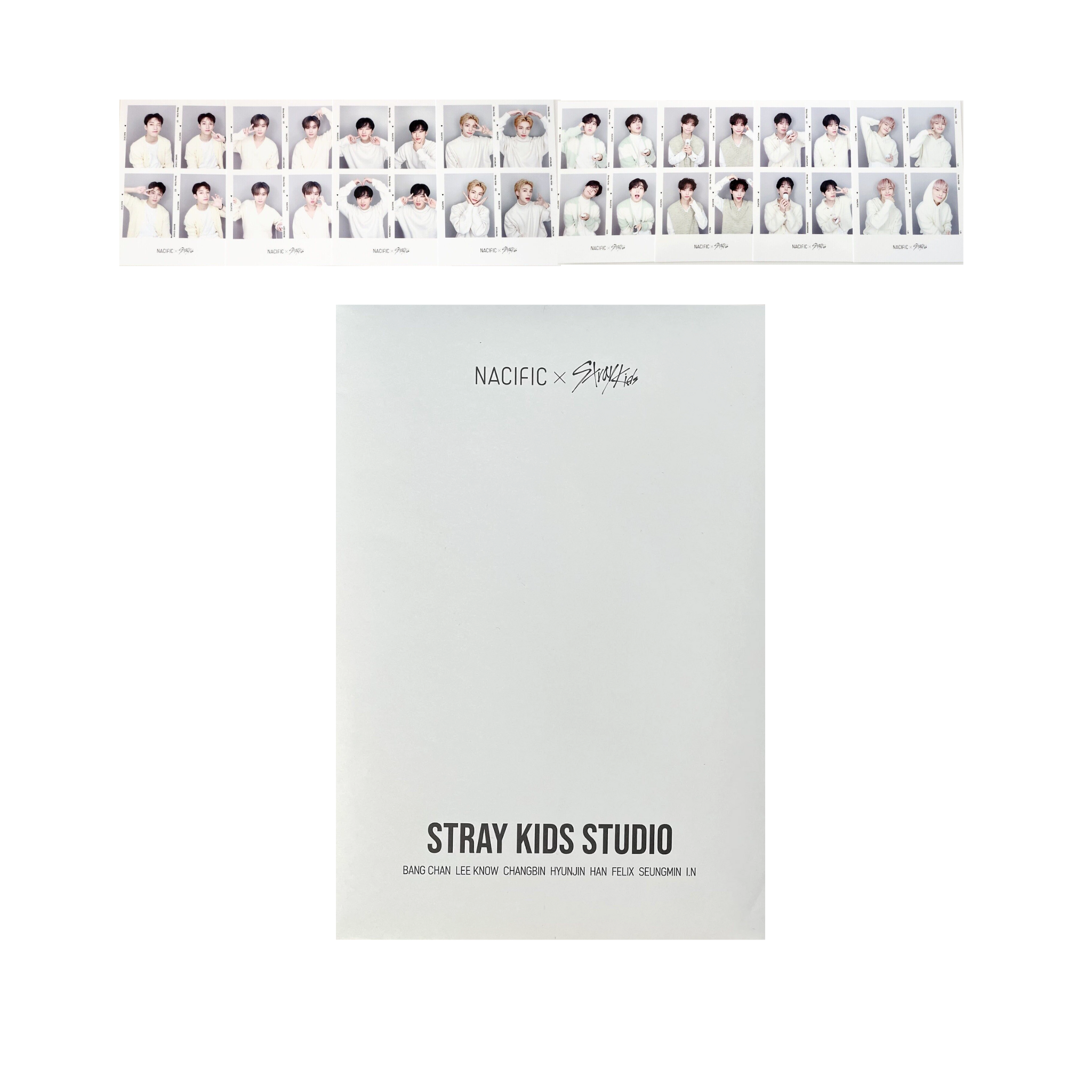 NACIFIC X STRAY KIDS Studio Photo Booth OT8 Photocards (Limited Editio