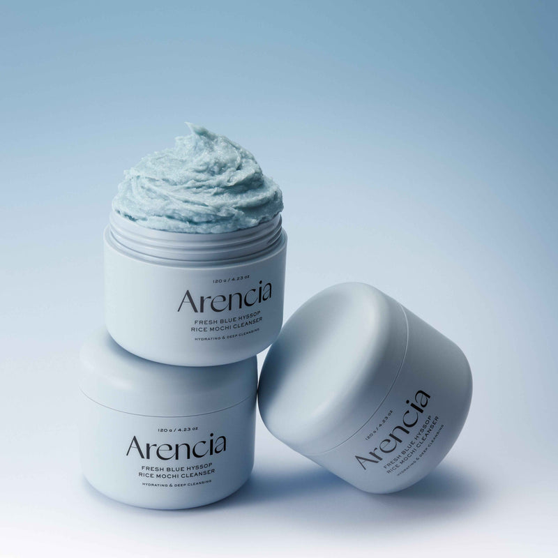 Arencia Blue Hyssop Rice Mochi Cleanser (120g)