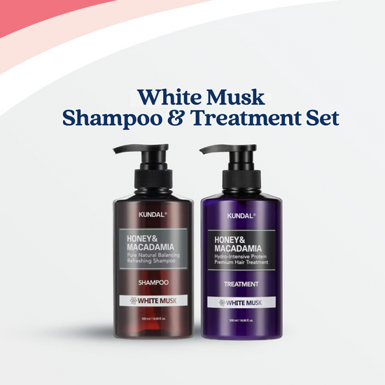 KUNDAL Honey & Macadamia Nature Shampoo & Protein Treatment Set - White Musk (2 Items)