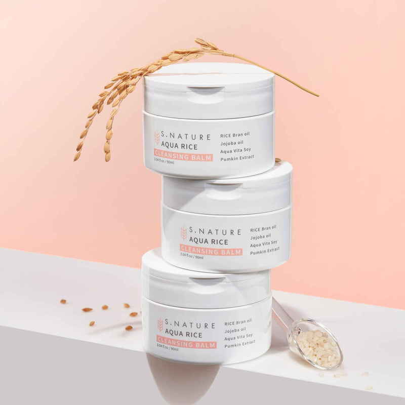 S.NATURE Aqua Rice Cleansing Balm (90ml) CONCEPT SHOT