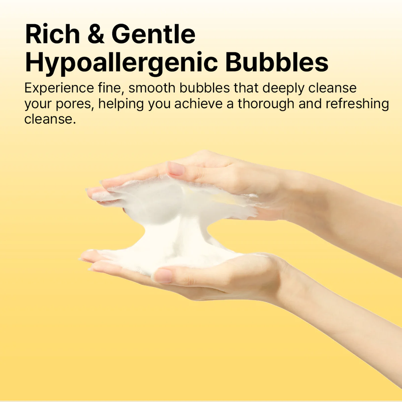 ONGREDIENTS Skin Barrier Moisture Deep Cleanser FOAM TEXTURE