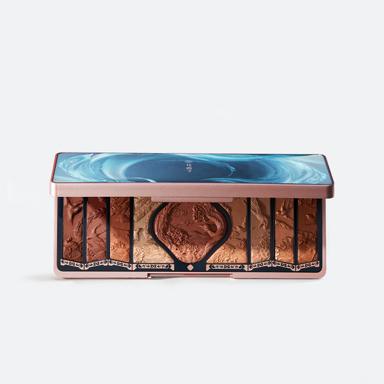 Floral Engraving Phoenix Makeup Palette - H02 Retro Brown