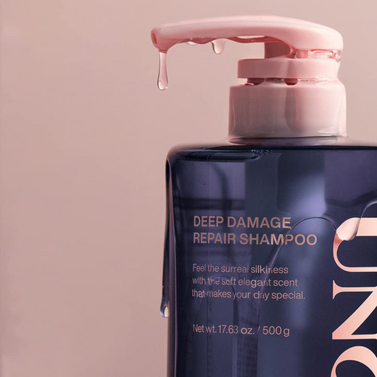 UNOVE Deep Damage Repair Shampoo (500ml) texture