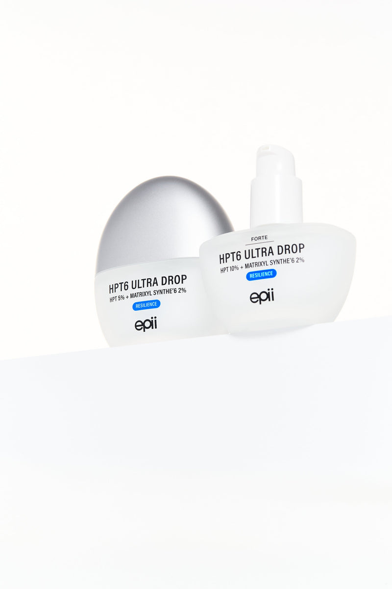 EPII HPT6 Ultra Drop 5% serum held in hand