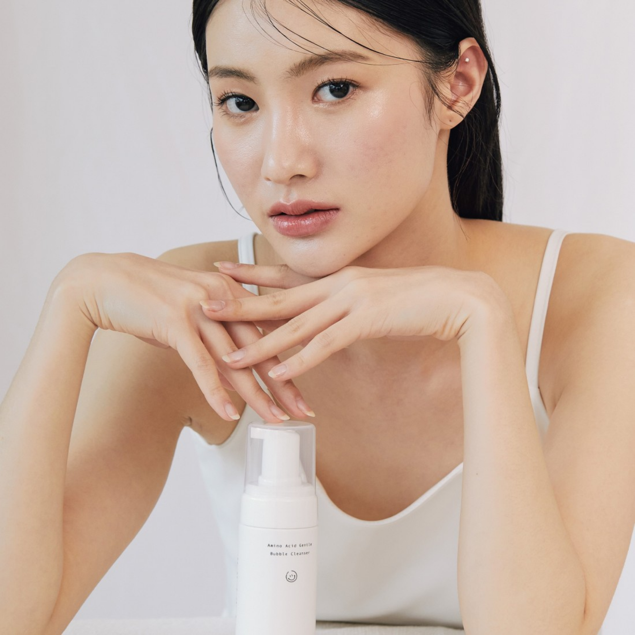 DR.ALTHEA Amino Acid Gentle Bubble Cleanser (140ml) with model