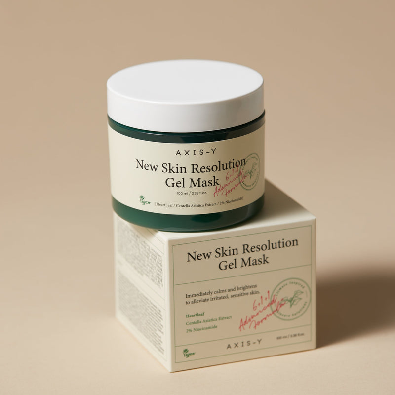 AXIS-Y New Skin Resolution Gel Mask (100ml) PACKAGING Skin Cupid