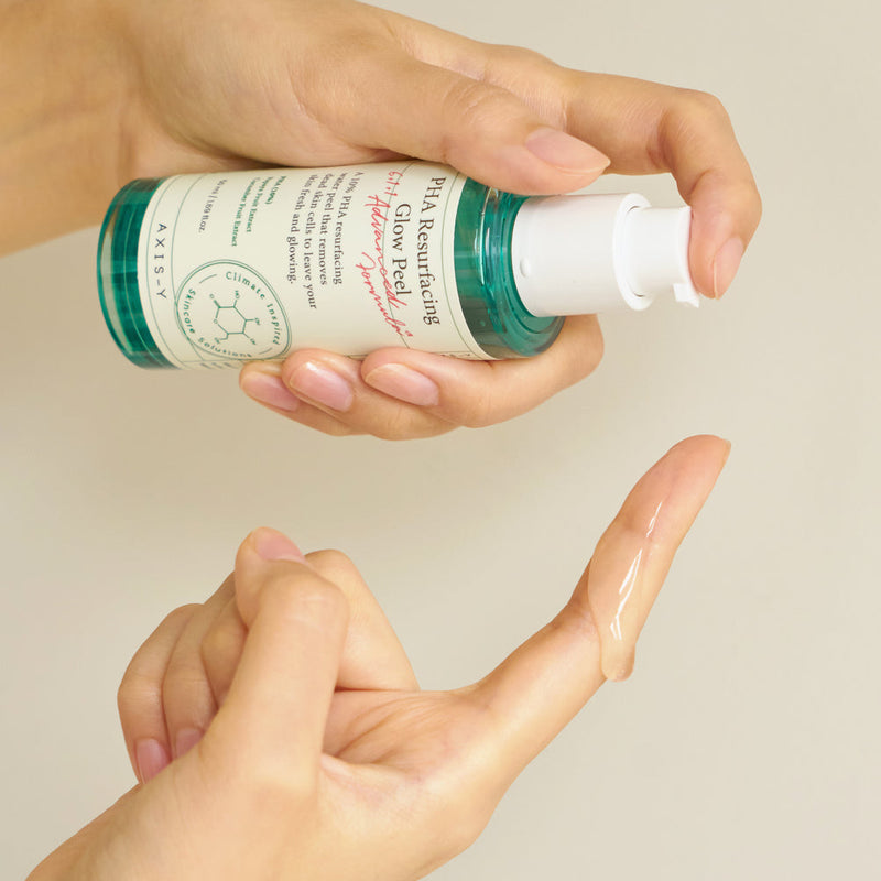 AXIS-Y PHA Resurfacing Glow Peel (50ml) APPLICATION Skin Cupid