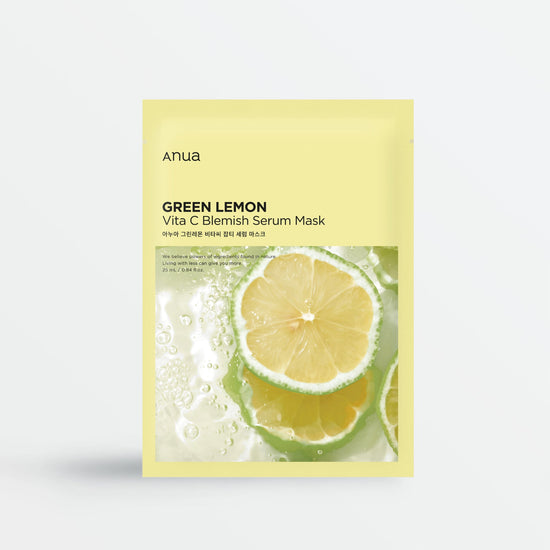 ANUA Green Lemon Vita C Blemish Serum Mask (1pcs)