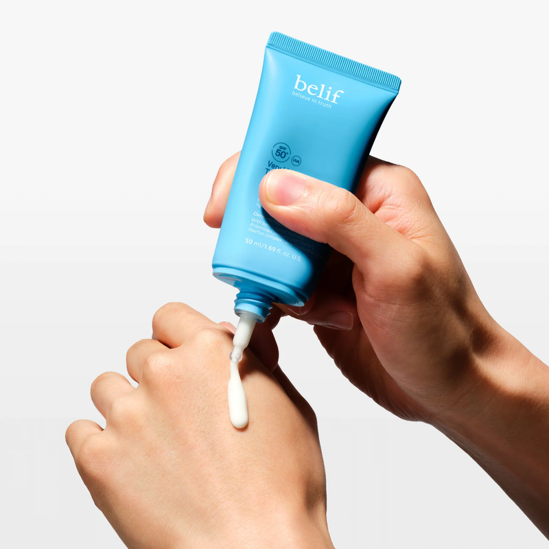 Belif Super Drops Hydrating Sun Serum (50ml) Skin Cupid APPLICATION