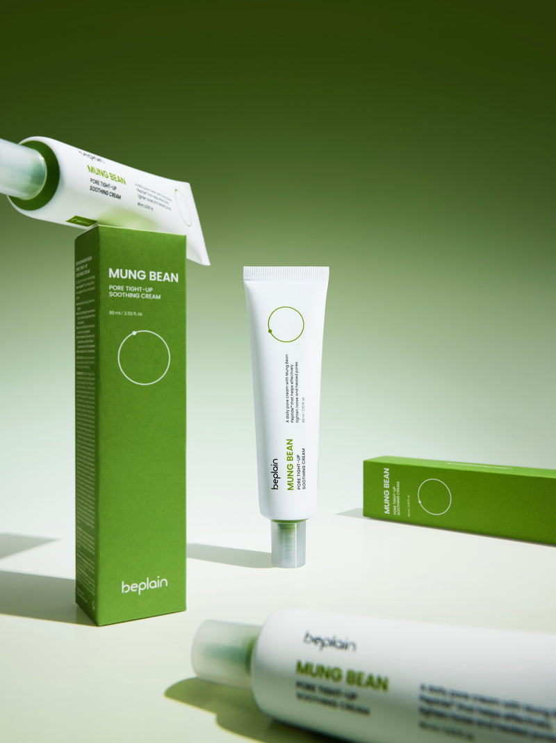 Beplain Mung Bean Pore Tight-Up Soothing Cream (60ml) PACKAGING