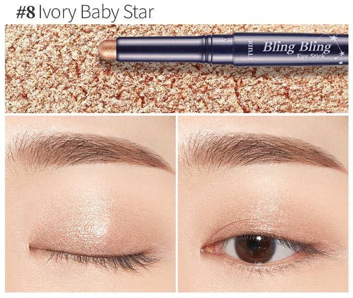 ETUDE HOUSE Bling Bling Eye Stick 8 Ivory Baby Star