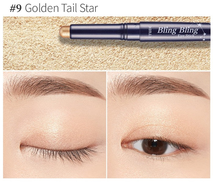 ETUDE HOUSE Bling Bling Eye Stick Golden Tail Star 9