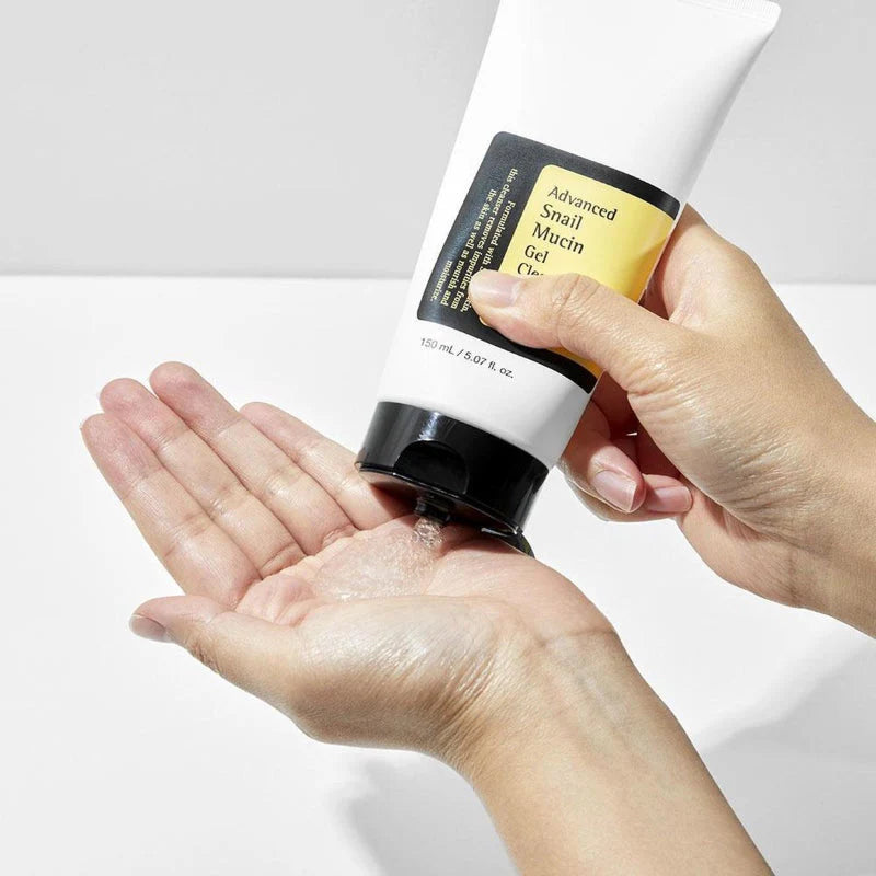 CORSX Advanced Snail Mucin Gel Cleanser (150ml) Skin Cupid APPLICATION