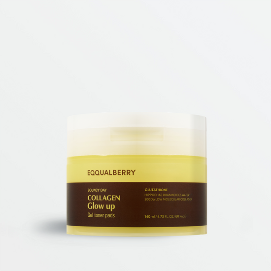 Eqqualberry Collagen Glow Up Gel Toner Pad (60pads)