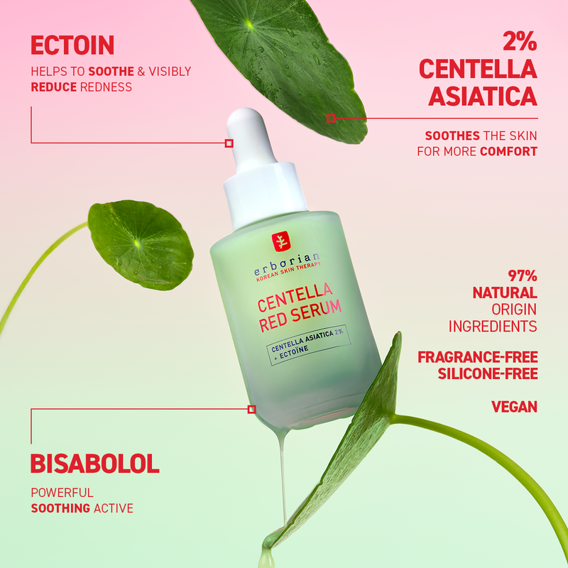 Erborian Centella Red Serum (10ml) Skin Cupid INGREDIENTS