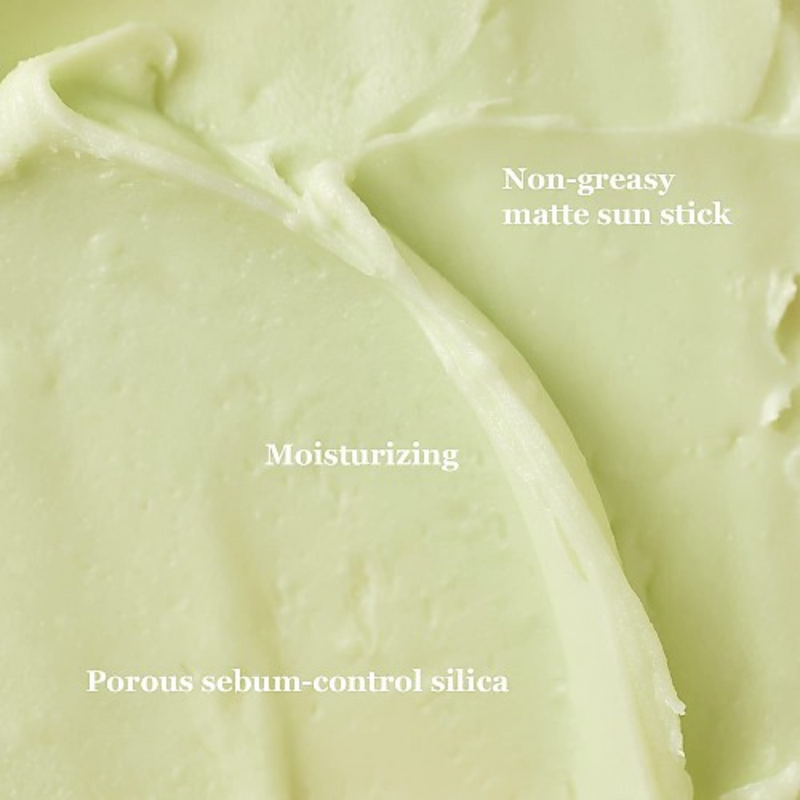 BEAUTY OF JOSEON Matte Sun Stick:  Mugwort+Camelia SPF 50+ PA++++(18g) texture