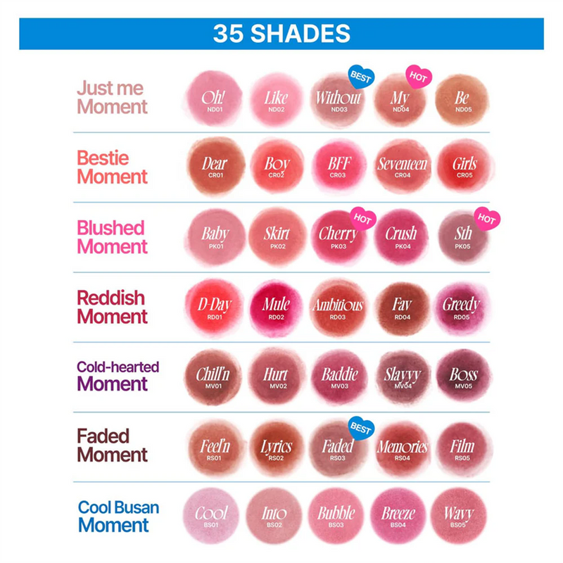 FWEE Lip & Cheek Blurry Pudding Pot - 35 shades (5g) – Skin Cupid FWEE Lip & Cheek Blurry Pudding Pot - 35 shades (5g) – Skin Cupid