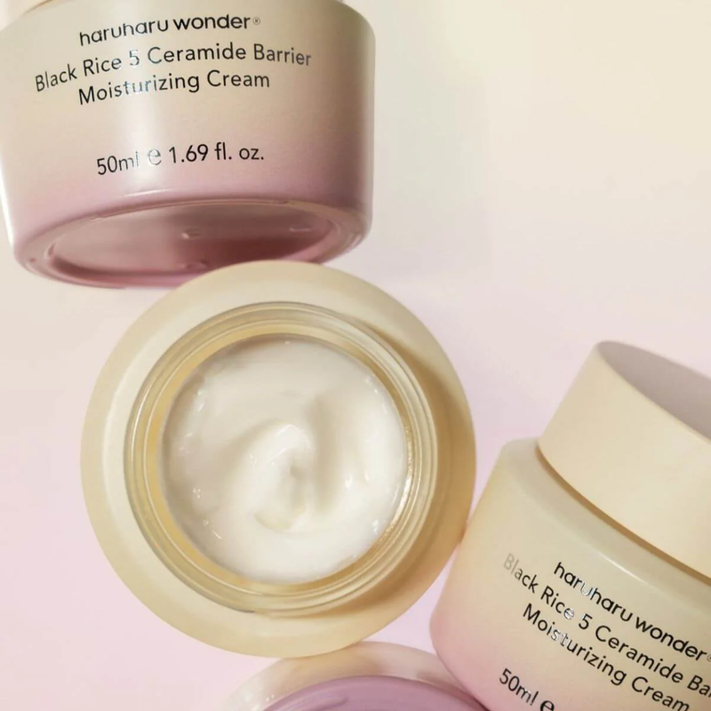 Haruharu Wonder Black Rice 5 Ceramide Barrier Moisturising Cream (50ml) Skin Cupid TEXTURE