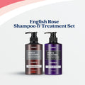 Honey & Macadamia Nature Shampoo & Protein Treatment Set - English Rose (2 Items)
