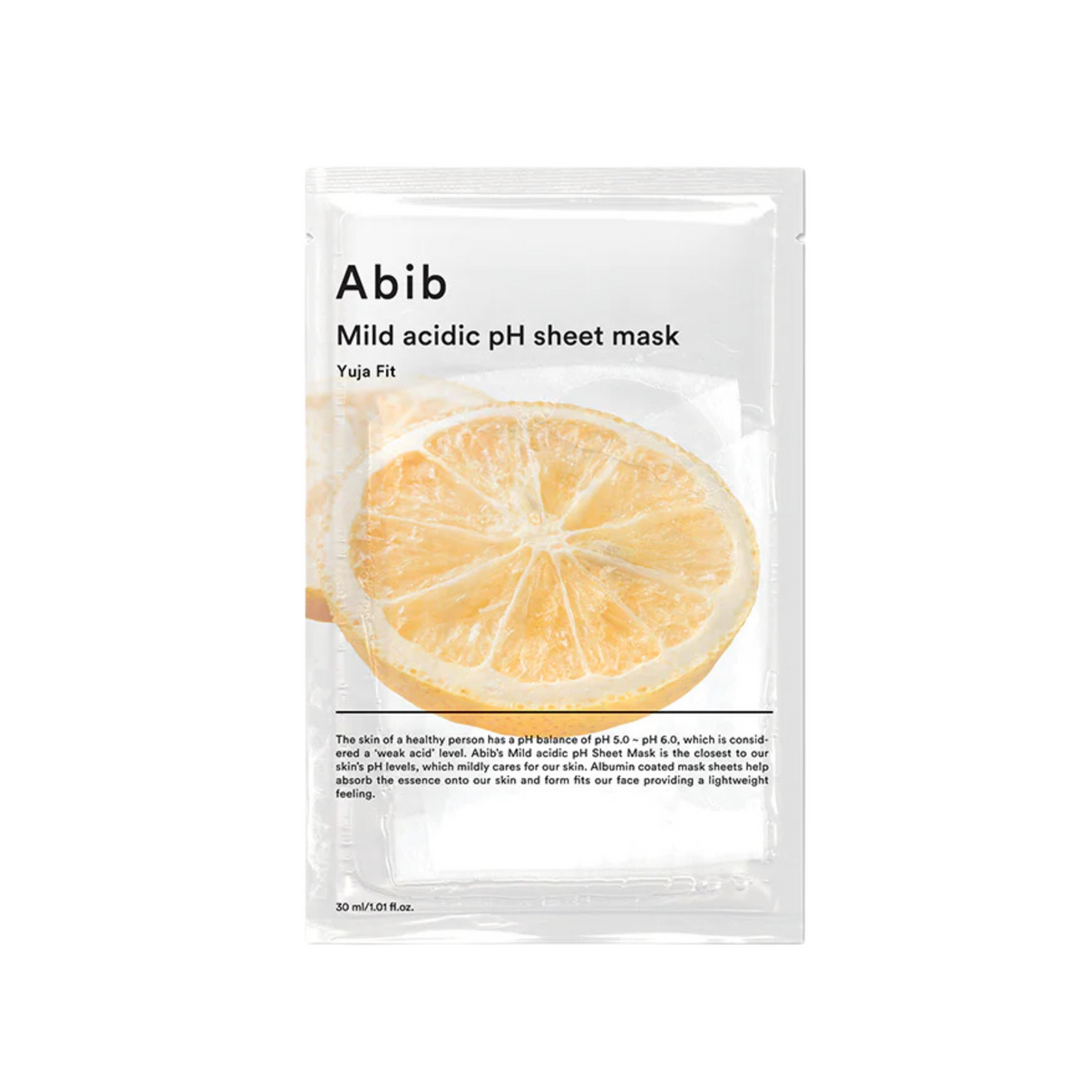 ABIB Mild Acidic pH Sheet Mask Yuja Fit (1pcs)