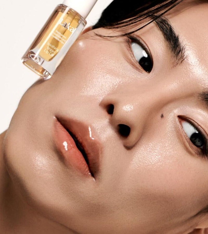 LAKA Soothing Vegan Lip Oil YELLOW NOURISHING 