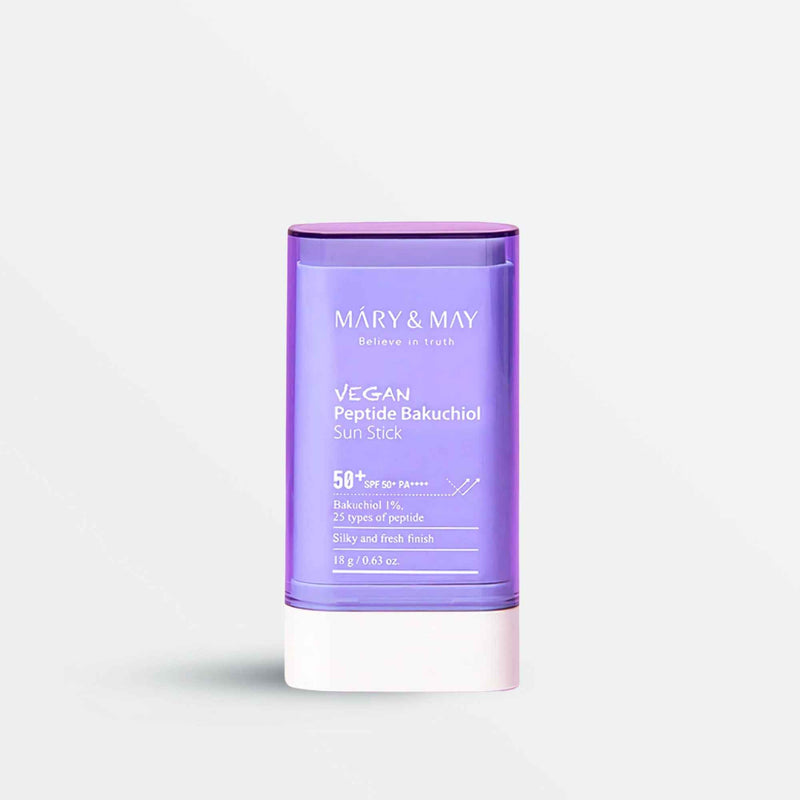 Mary & May Vegan Peptide Bakuchiol Sun Stick SPF50+ PA++++ (18g)