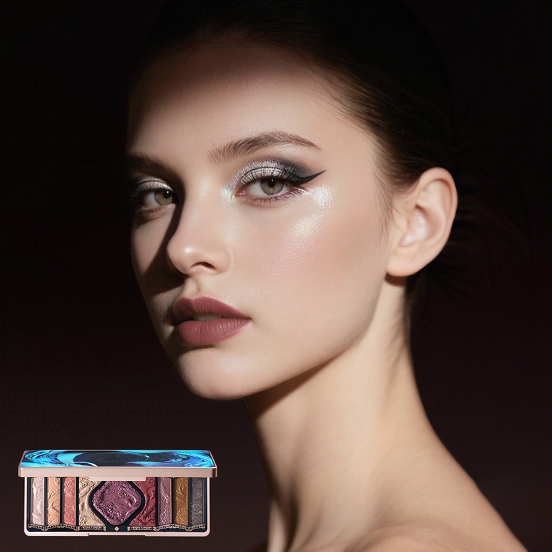 Floral Engraving Phoenix Makeup Palette