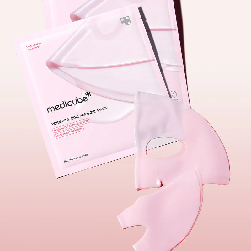 Medicube PDRN Pink Collagen Gel Mask TEXTURE