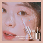 PEACH C Champagne Eye Glitter #02 Valentine Pink look