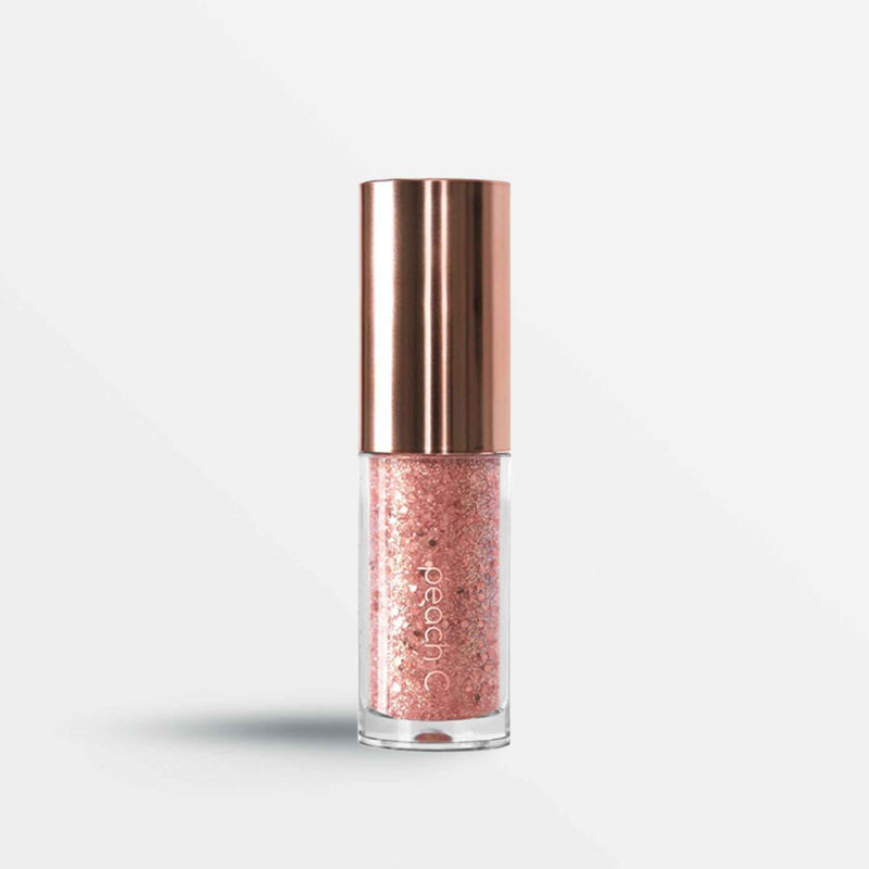 PEACH C Champagne Eye Glitter #02 Valentine Pink