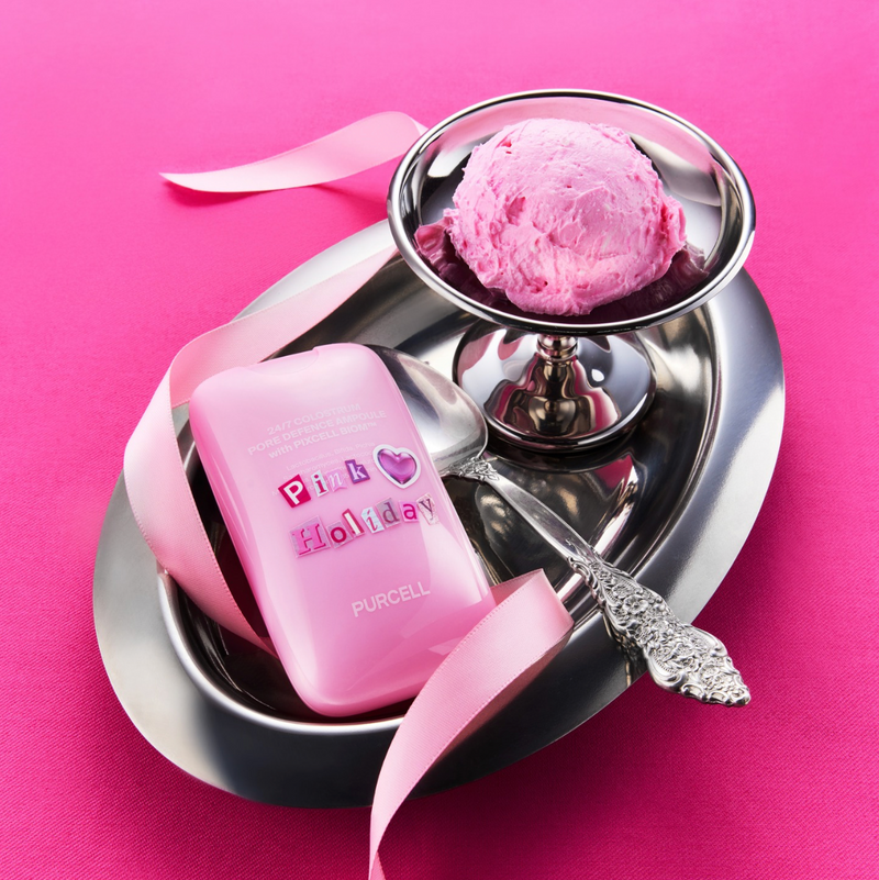 PURCELL 24/7 Colostrum Pore Defence Ampoule Pink Edition Skin Cupid (55ml) LIFESTYLE SHOT 