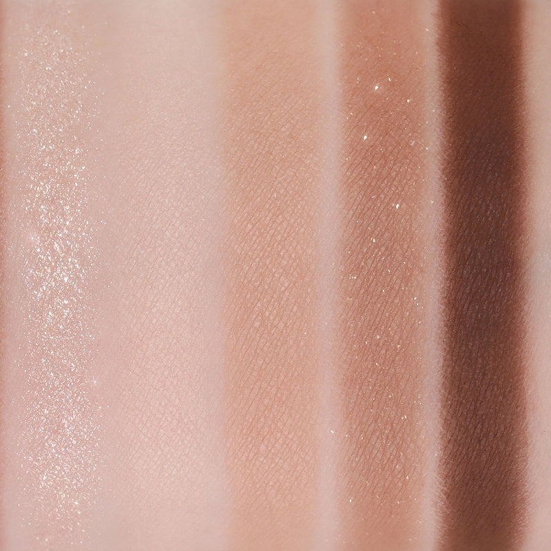 Peach C Seasonal Blending Eyeshadow Palette 01 Sunset Grass APPLICATION (6.4g)