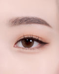 Peach C Slim Waterproof Fixxyliner (9g) 02 Deep Brown APPLICATION