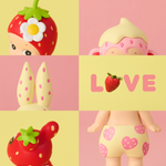 Sonny Angel Strawberry Love Series (1 pc) Skin Cupid 