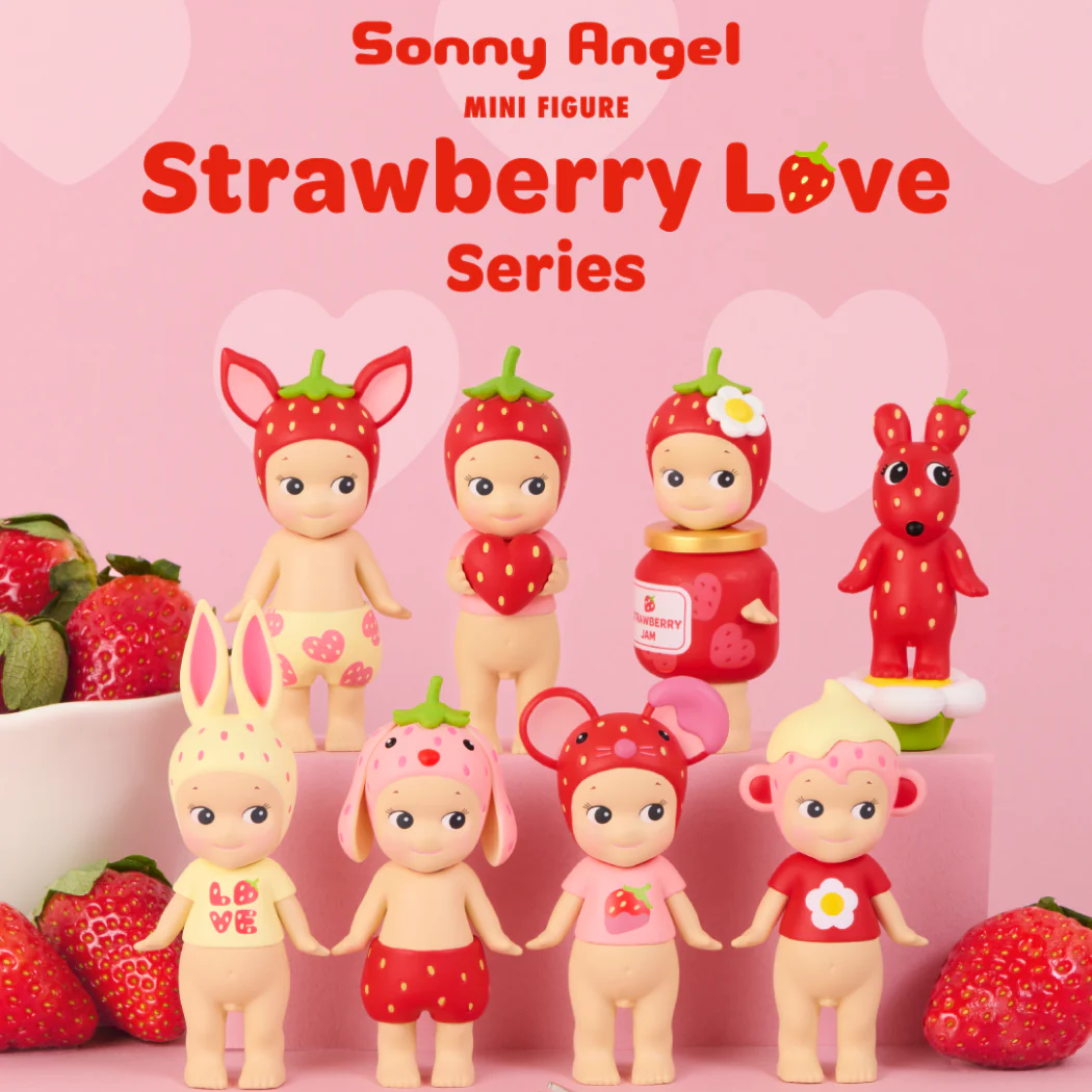 SONNY ANGEL Strawberry Love Series (1 pc) – Skin Cupid