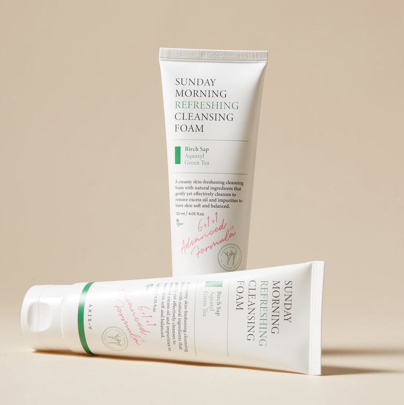 AXIS-Y Sunday Morning Refreshing Cleansing Foam (120ml) CONCEPT SHOT Skin Cupid