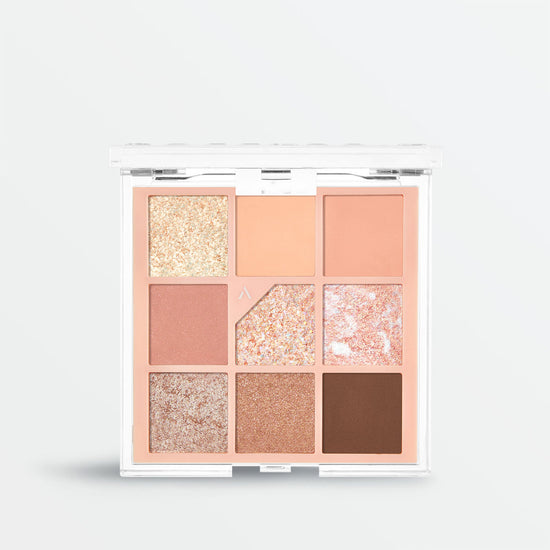 UNLEASHIA Glitterpedia Eye Palette - N°3 All of Coral Pink