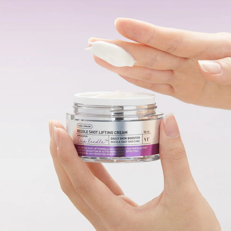 VT Reedle Shot Lifting Cream (50ml) APPLICATION 