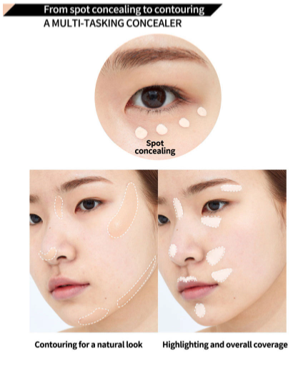 CLIO Kill Cover Liquid Concealer (3 Colours) 7g how to apply