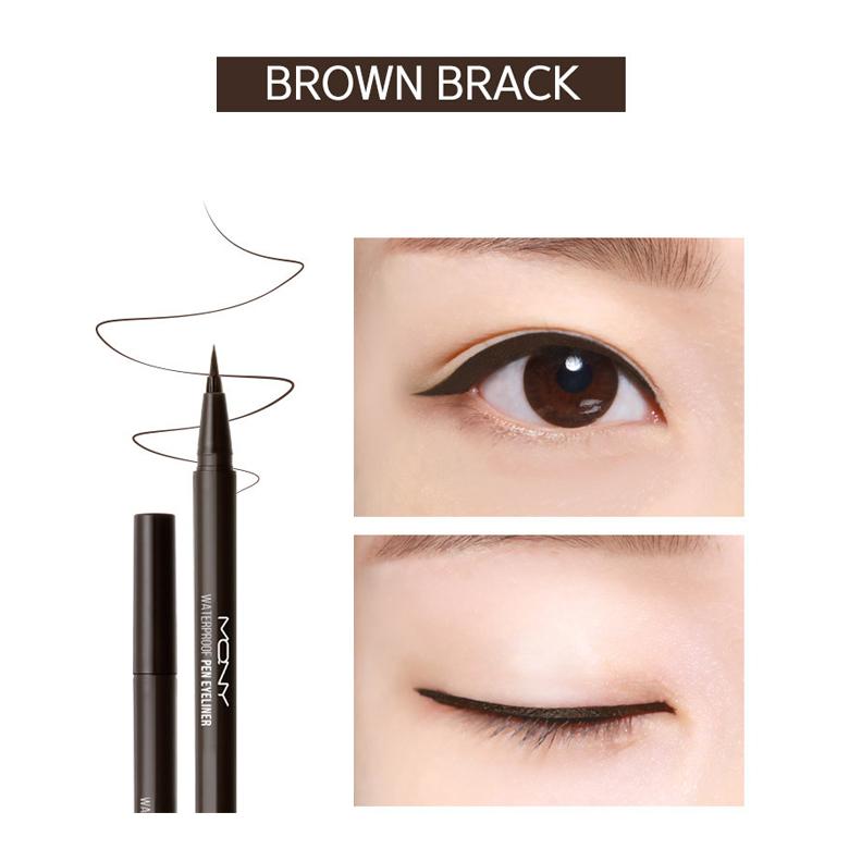 MACQUEEN Waterproof Pen Eyeliner brown black