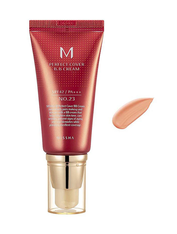 MISSHA - M Perfect Cover BB Cream SPF42 PA+++  swatches 23