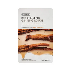 THE FACE SHOP Real Nature Face Mask with Red Ginseng Anti-Ageing sheet mask